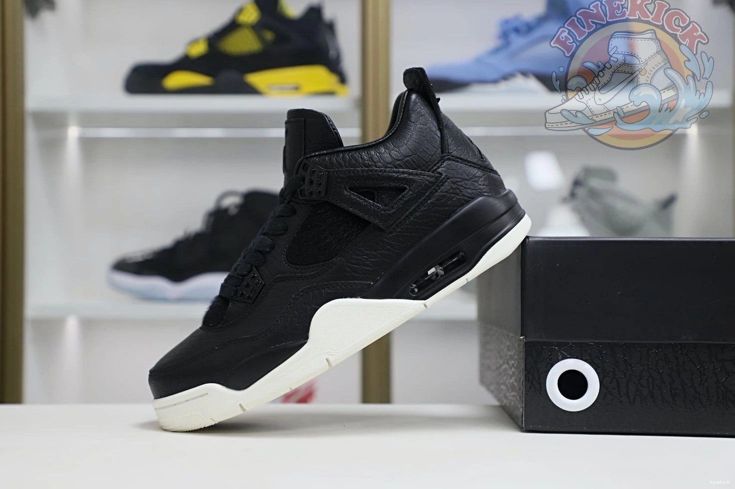 ponyhair Air 4 retro black Jordan Jordan 1121